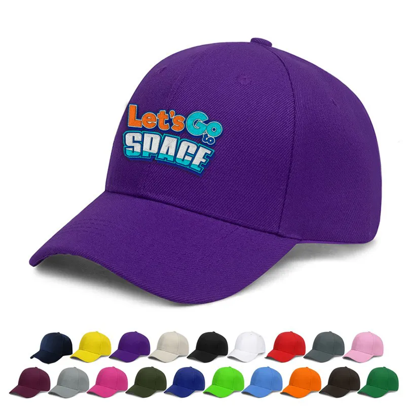 6 Panel Mid Profile Baseball Cap Custom Printed