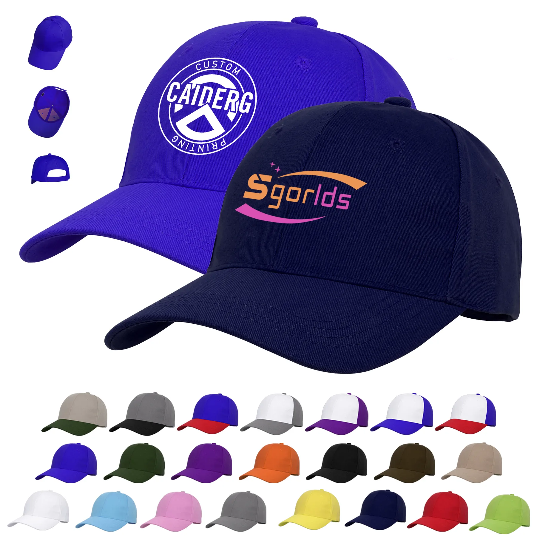 Premium 6 Panel Structured Baseball Cap