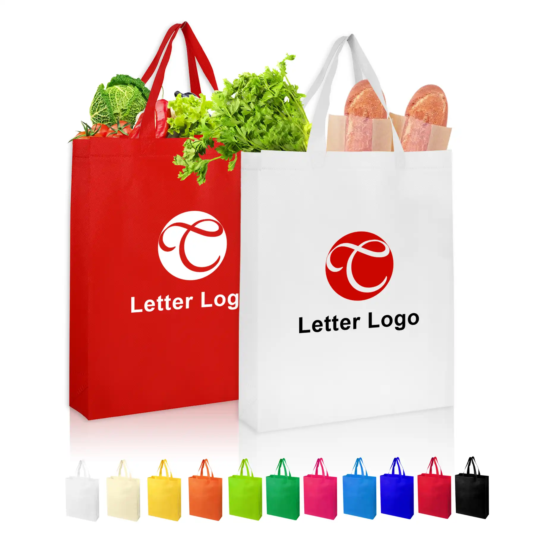 Non-Woven Shopping Tote Bag (12''×15''×4'')